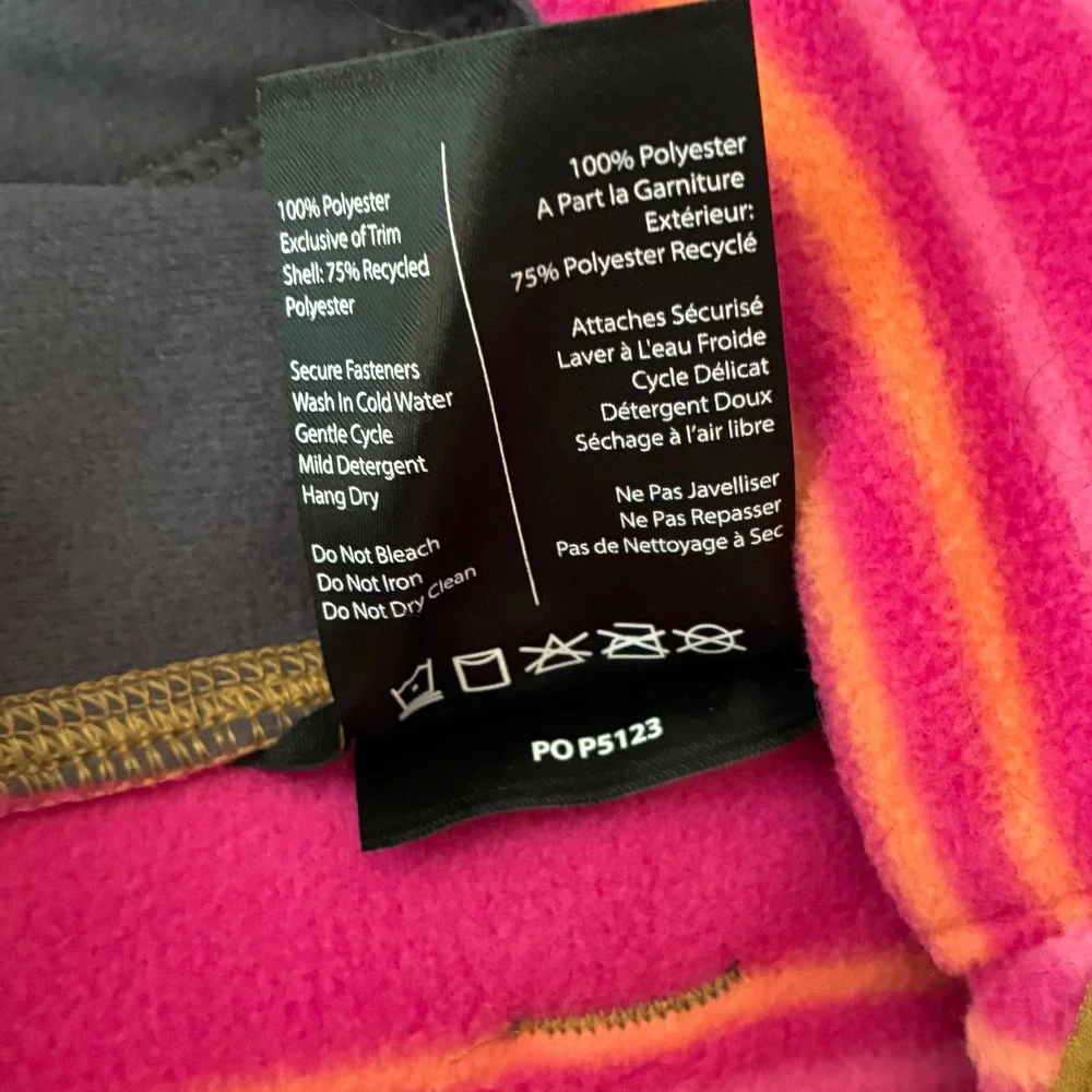 Ruffwear Climate Changer Dog Fleece Jacket Breathable Pink Strata Sz XL New